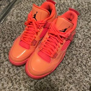 Women’s hot pink Jordan shoes size 10